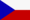 Tschechische Republik Nationalflagge
